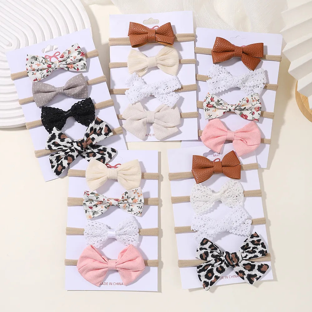 Baby Girl's Headbands - Set of 4 for Toddler Newborn Infants