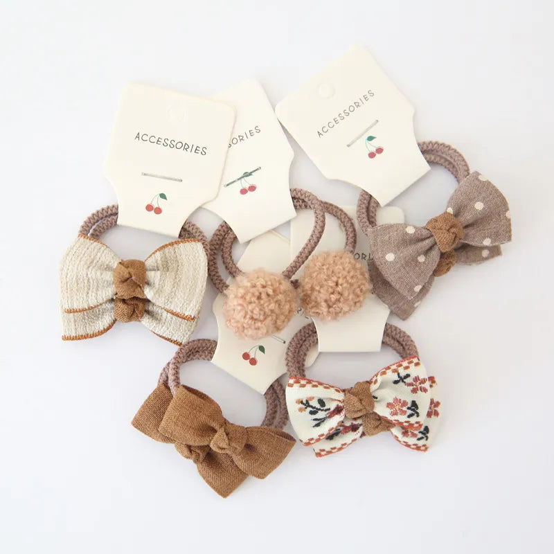 Girls' Bow Hair Bands Collection