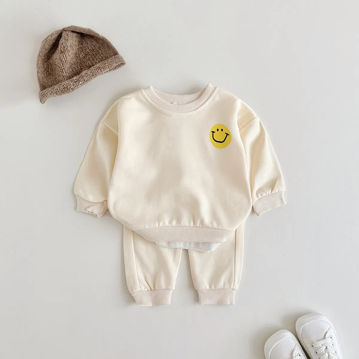 Baby Smile Print Clothing Set