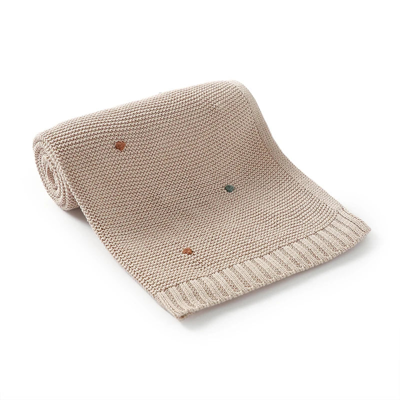 Ultra-Soft Cotton Muslin Swaddle Blanket for Newborns - 90x70cm