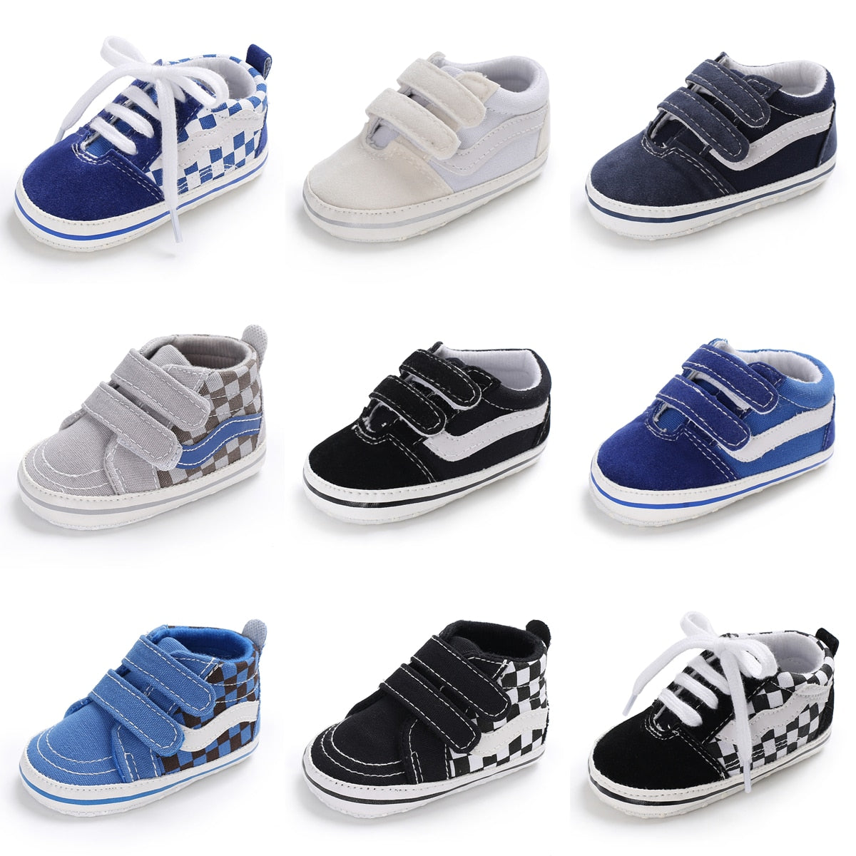 Baby canvas Shoes casual cotton sole anti-slip first walkers